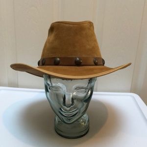 Head N Home Brown Leather Hat XL Pre-Owned